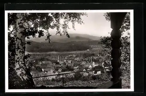 AK Biberach i. Kinzigtal, Blick von der Konradskapelle auf den Ort