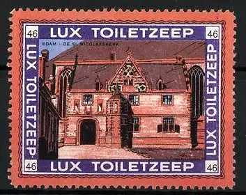 Reklamemarke Edam, De St. Nicolaaskerk, LUX Toiletzeep, Bild 46