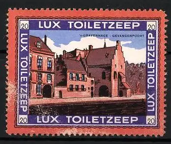 Reklamemarke 's-Gravenhage, Gevangenpoort, LUX Toiletzeep, Bild 20