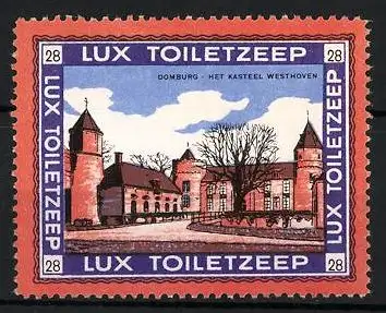 Reklamemarke Domburg, het Kasteel Westhoven, LUX Toiletzeep, Bild 28