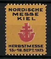 Reklamemarke Kiel, Nordische Messe & Herbstmesse 1923, Messelogo