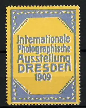 Reklamemarke Dresden, Internationale Photographische Ausstellung 1909