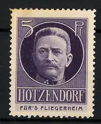 Reklamemarke General Hötzendorf im Portrait, Für's Fliegerheim