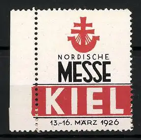 Reklamemarke Kiel, Nordische Messe 1926, Messelogo