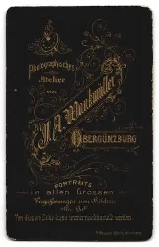 Fotografie F. A. Wankmüller, Obergünzburg, junges Mädchen zur Kommunion mit Kerze