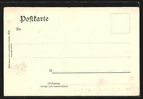 Künstler-AK Rothenburg o. T., Einzug Tilly's 1631