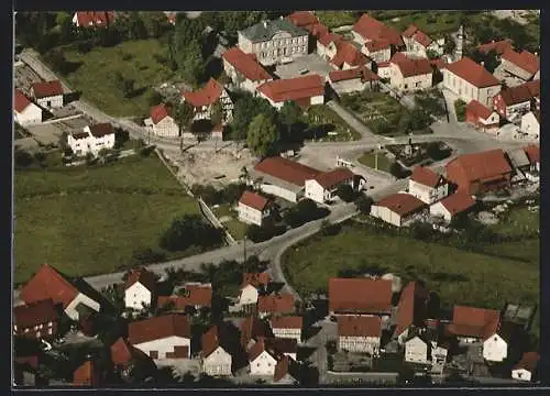 AK Elnhausen / Marburg, Teilansicht, Luftbild