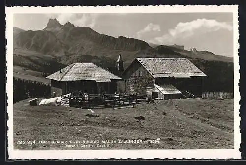 AK Rifugio Malga Zallinger, Alpe di Siusi, Dolomiti