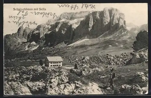 AK Sellajochhütte, Berghaus mit Sella