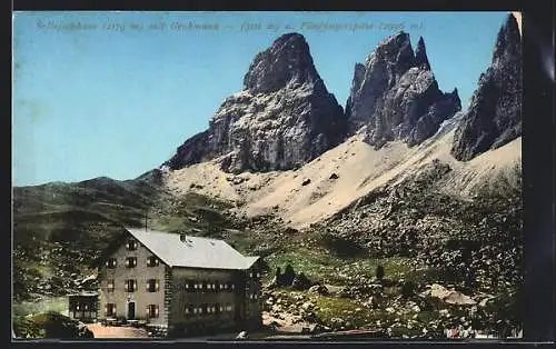 AK Sellajochhaus, Ansicht mit Fünffingerspitze