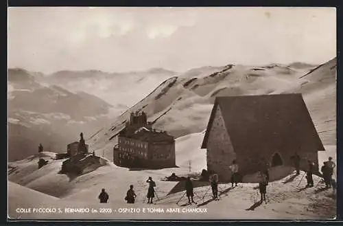 AK Ospizio Colle Piccolo S. Bernardo, Ospizio e Tomba Abate Chanoux