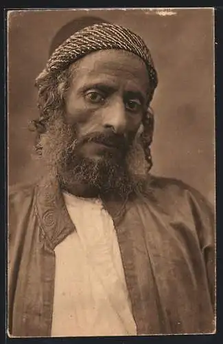 AK Jüdischer Mann mit Bart