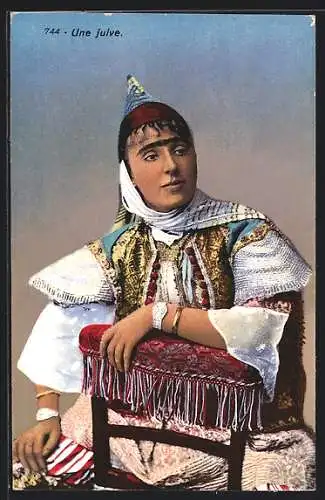 AK Une juive, Jüdin in Tracht