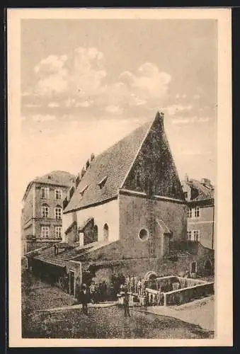 AK Prag, Altneu-Synagoge