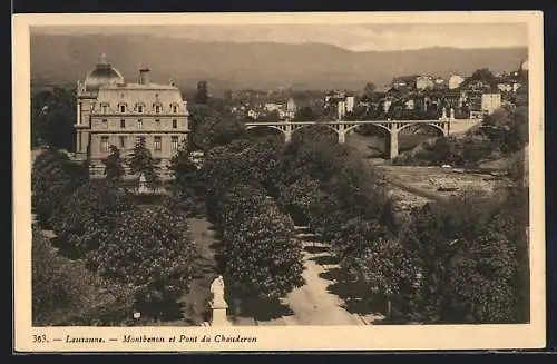 AK Lausanne, Montbenon et Pont du Chauderon