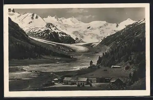 AK St. Moritz-Dorf, Hotel-Restaurant du Glacier im Rosegtal