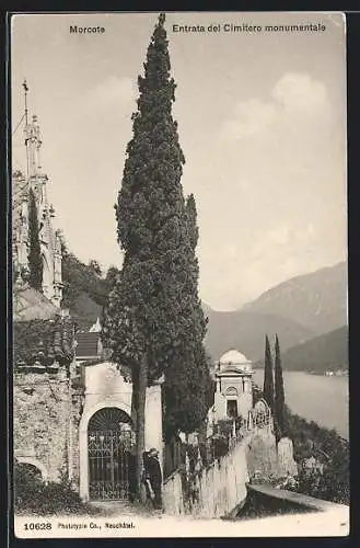 AK Morcote, Entrata del Cimitero monumentale
