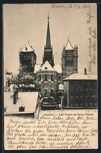 AK Genève, Les Tours de Saint-Pierre