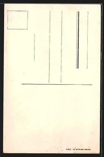 AK Thun, Kirche mit Jungfrau