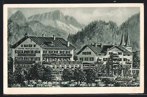 AK Berchtesgaden, Hotel Post-Leithaus