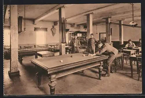 AK Liège, Régiment de Ligne, Cantine, Billiard