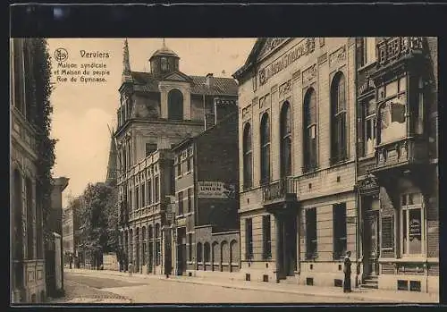AK Verviers, Maison syndicale et Maison du peuple, Rue du Gymnase