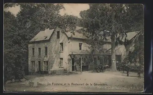 AK Spa, La Fontaine et le Restaurant de la Géronstère