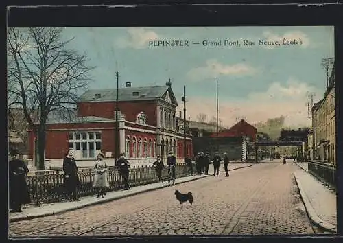 AK Pepinster, Grand Pont, Ecoles, Rue Neuve