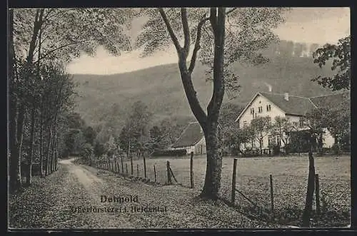 AK Detmold, Oberförsterei im Heidental