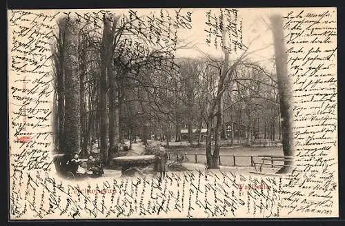 AK Bad Schwartau, Gasthaus Waldhalle