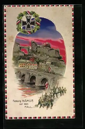 AK Namur, Festung vor dem Fall, Halt gegen das Licht