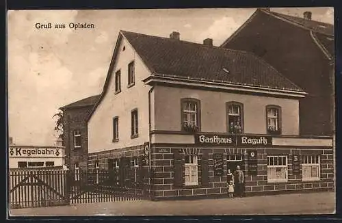 AK Opladen, Gasthaus Karl Raguth, Kölner Strasse 56