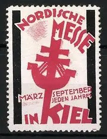 Reklamemarke Kiel, Nordische Messe, Messelogo