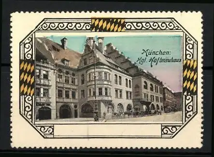 Reklamemarke München, Kgl. Hofbräuhaus