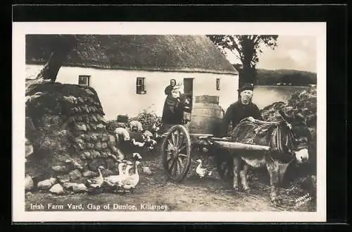 AK Killarney, Gap of Dunloe, Irish Farm Yard