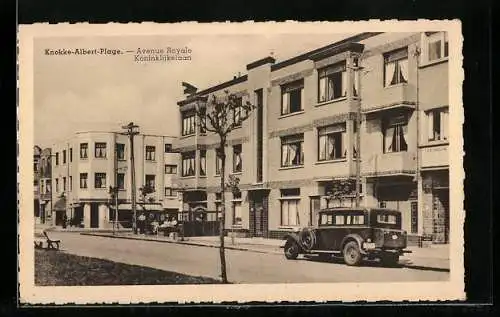 AK Knokke-Albert-Plage, Avenue Royale