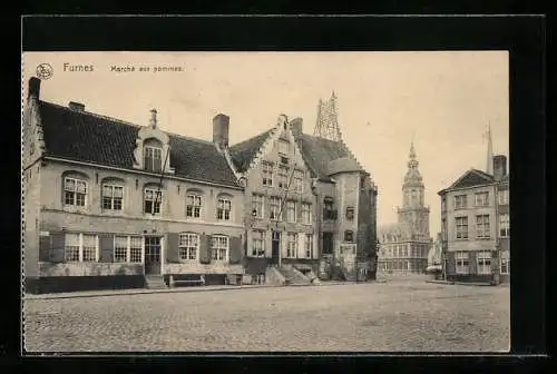 AK Furnes, Marché aux pommes