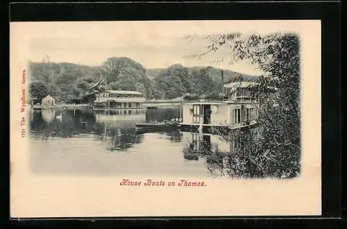 AK Chelsea, House Boats on Thames