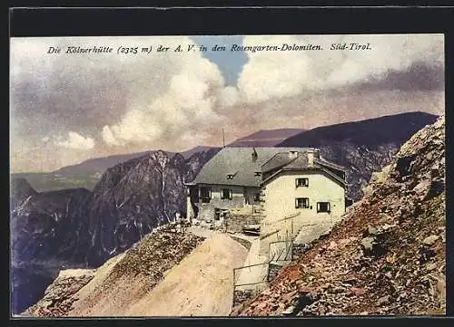 AK Kölnerhütte, Ansicht aus der Vogelschau