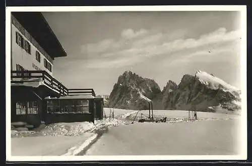 AK Rifugio Icaro, verso Gruppo di Sessolungo, Winterlandschaft