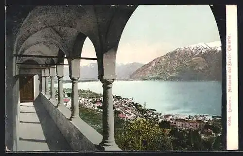 AK Locarno, Madonna del Sasso, Galleria