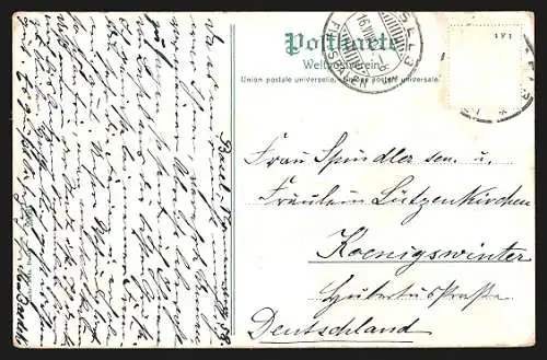 AK Basel, Oberer Rheinweg und Münster