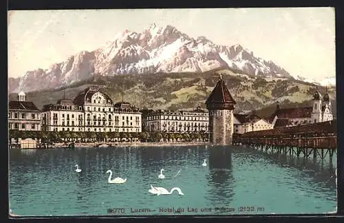 AK Luzern, Hotel du Lac und Pilatus