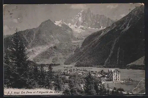 AK Les Praz, Les Praz et Aiguille du Drui