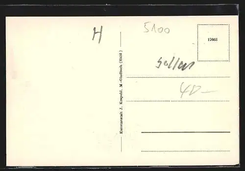 AK Aachen, Alexianerkloster mit Strassenpartie