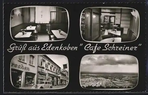 AK Edenkoben /Pfalz, Cafe Schreiner, Tanzstrasse 16