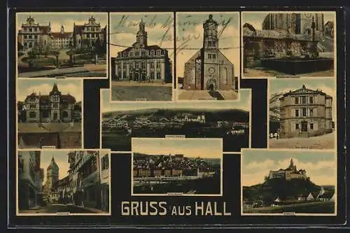 AK Hall, Rathaus, Brenzhaus, Hospital