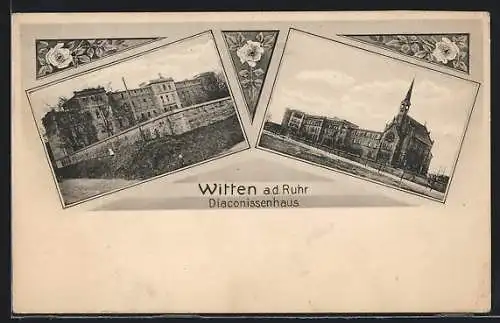 AK Witten a. d. Ruhr, Diaconissenhaus und Kirche