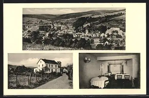 AK Hellenthal /Eifel, Pension Merkelbach, Gesamtansicht