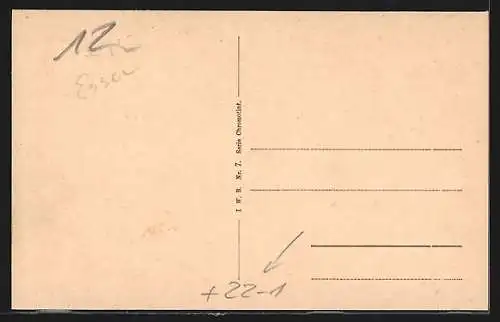 AK Essen-Ruhr, Steeler Strasse mit Synagoge und Strassenbahn